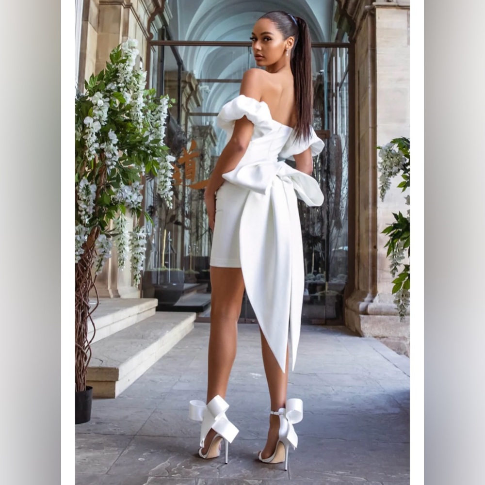 Nadine Merabi EMILIEE WHITE DRESS